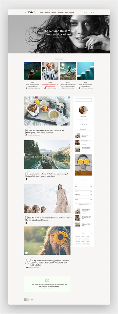 Blog Page Website 的图像结果