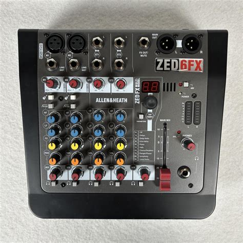 Allen & Heath ZED-6FX Tonmischpult analog – J&C Veranstaltungstechnik ...