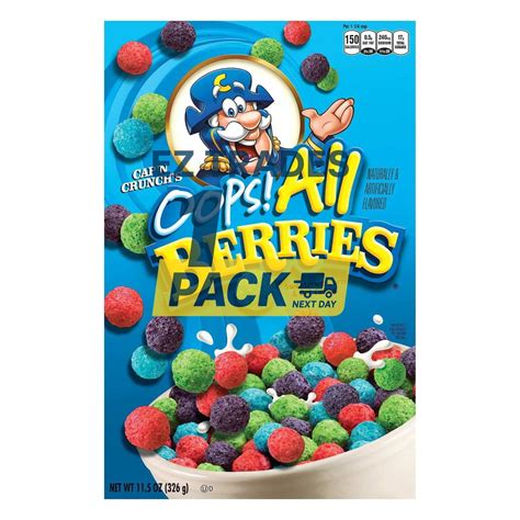 Cap'n Crunch Oops! All Berries - 11.5 oz - 1PK-1, Berry-Flavored ...