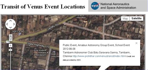 Venus Transit 2012 | Chennai - Tambaram Astronomy Club | Balu Saravana ...