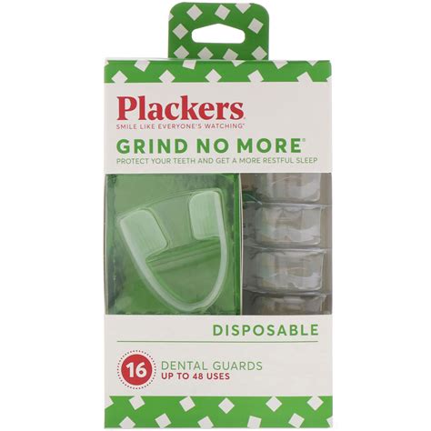 Plackers, Grind No More, Disposable, Dental Guards, 16 Count - iHerb