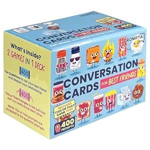 Buy Conversation Cards for Best Friends - 400 BFF Questions and 400 Fun ...