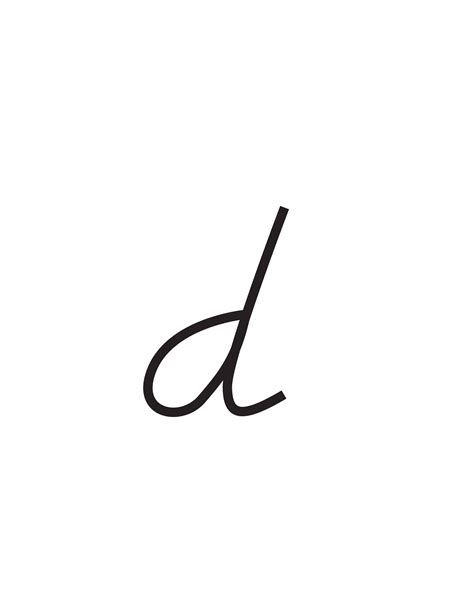 Lowercase D In Cursive How To Write Cursive Alphabet: A To Z | Writey