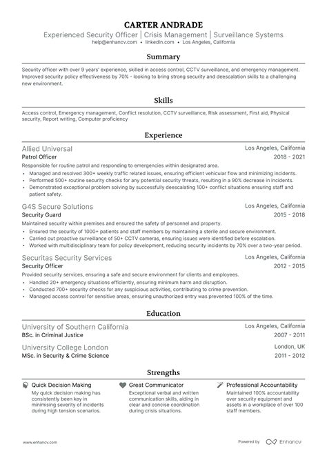 10 Public Safety Officer Resume Examples & Guide for 2026