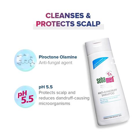 Sebamed Anti Dandruff Shampoo 200 ml | pH 5.5 | Reduces dandruff, scal ...