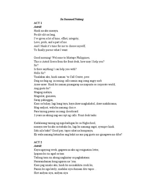 Image result for Next in Line Monologue Script