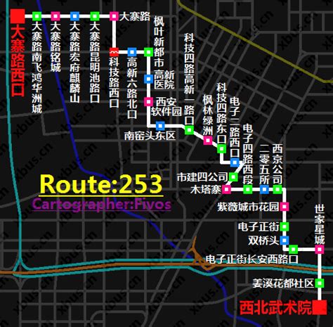 西安公交线路图