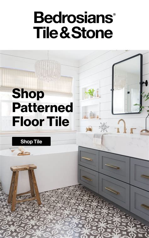 Patterned floor tiles to give your space some personality! | Rustic ...