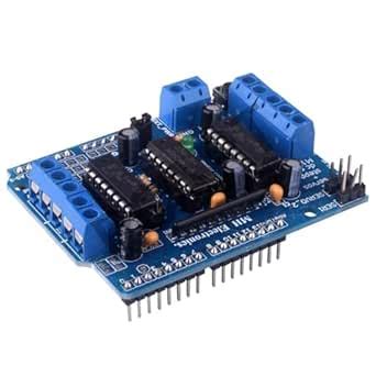 PCART L293D Motor Driver Shield For Microcontrollers-4 Channel Driver ...