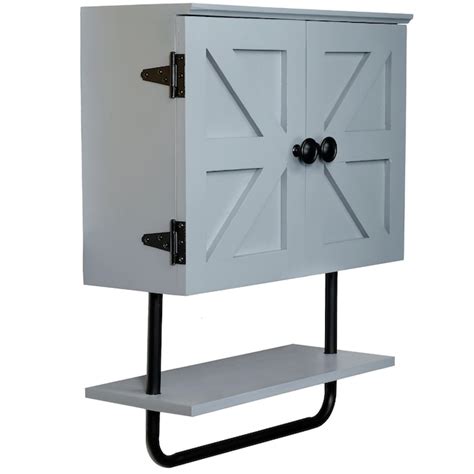 Excello Global Products 17-in x 21-in x 8-in Barndoor Magnetic Bathroom ...