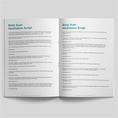 Free Body Scan Meditation Script + PDF - The Wellness Society | Self ...