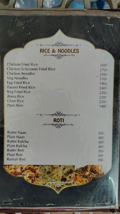 Menu at Al Zara Mandi Arabian Restaurant Hyderabad, Hyderabad