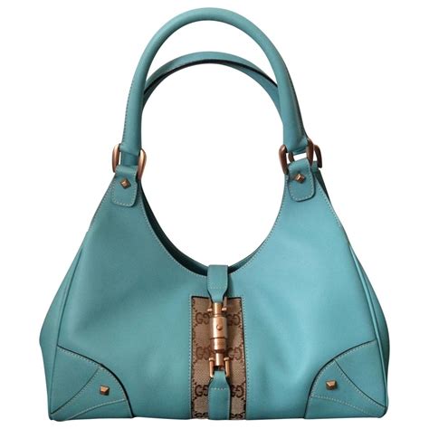 Gucci Blue Hobo Bag | Vestiaire Collective Gucci Leather, Leather Hobo ...