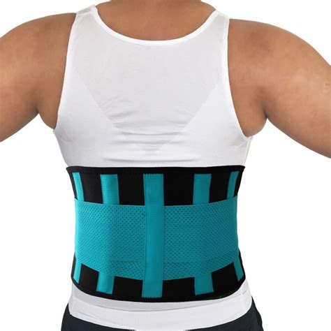 Men Women Adjustable Waist Support Belt Lumbar Back Support Exercise ...