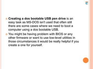 Image result for How to Create a Dos Bootable USB Drive in Linux