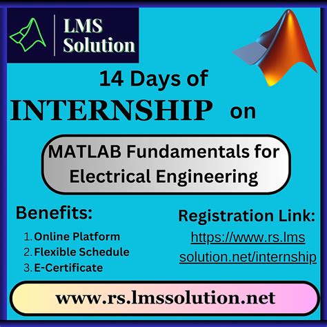 Internship Program in MATLAB Fundamentals for Electrical Engineers