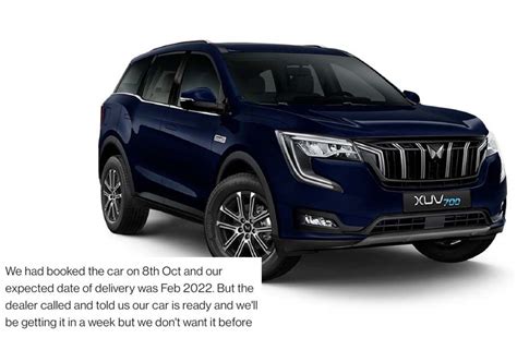 Mahindra XUV700 Buyers Baffled By The Arrival of Their SUV Before ...