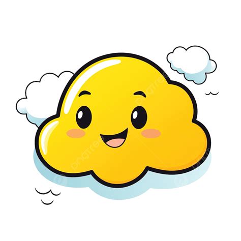 Cute Yellow Speech Bubble, Bubble Clipart, Yellow Clipart, Speech ...
