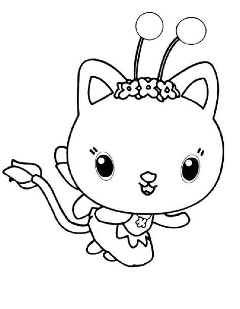 Gabby's Dollhouse Coloring Pages (Free Printable PDF)