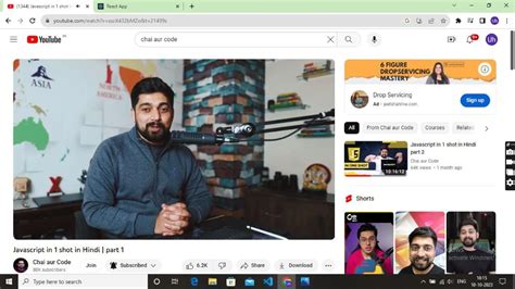 Image result for JavaScript Indian Lectures Chai Aur