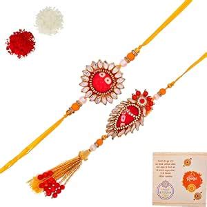 Buy G-NAGURA RRakhi For Brother And Bhabhi | Celebrate the Bonding of ...