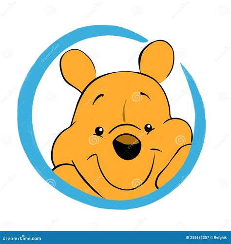 Winnie the Pooh Oso Aislado En Fondo Blanco. Personaje En Una Historia ...