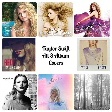 Taylor swift all 8 albums cover | Taylor swift album, Taylor swift ...