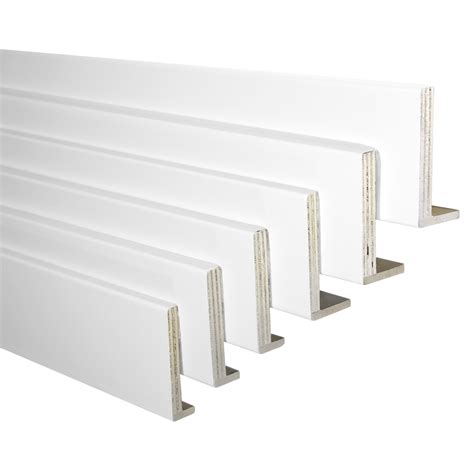 Kit de 6 tapetas en L extensible blanco 80 x 12/10x2200 mm | Leroy Merlin