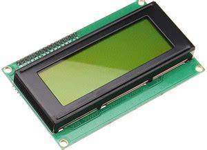 Ihc 20x4 LCD Display With Yellow Backlight Electronic Components ...