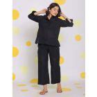Royal Blue Linen Co-ord Set - Set of 2