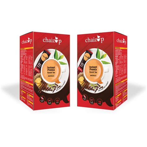 Chaizup Instant Masala Premix Tea | Karak Chai with Masala & Low Sugar | Masala Flavor | Masala ...