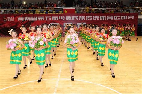海南省第五届少数民族传统体育运动会陵水开幕 - 国内新闻 - 中国日报网