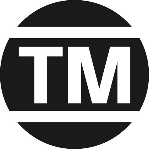 Trademark TM Symbol, High Definition, Digital Format PNG