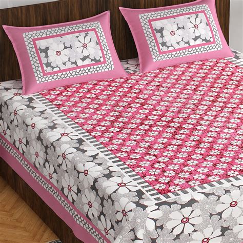 Buy UNIBLISS 100% Cotton Rajasthani Jaipuri Traditional King Size ...