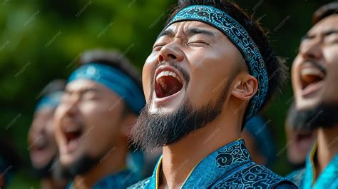 Traditional Mongolian throat singing performance | Premium AI-generated ...