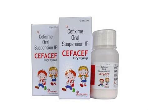 Paediatric Range - Cefixime 50mg Dry Syrup Oral Suspension Trader ...