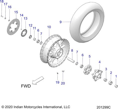 Buy Indian Motorcycle Sprocket Bearing Spacer, Part 5142054 Online at ...