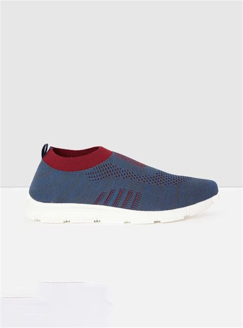 Buy Men Textured Knit Slip-On Sports Shoes Online at just Rs. 899.0 ...