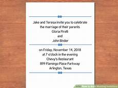 How To Write Wedding Invitations by 3 Easy Ways To Write Wedding Invitations With Pictures How To Write Wedding Invitations