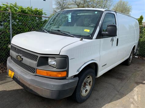 2006 CHEVROLET EXPRESS 2500 VAN, WHITE, VIN 1GCGG25V861220872 - Able Auctions