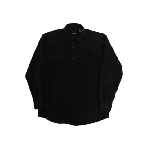 下げ【FIFTY-FIFTY】1990s vintage GEORGE faux suède shirt -8791- | cv