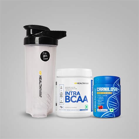 Healthfarm Carnilos (60g) + Intra BCAA + Shaker – Healthfarm Nutrition