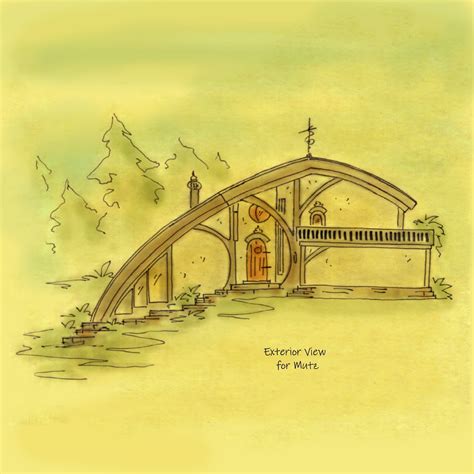 Hobbit House Floor Plan Diagram