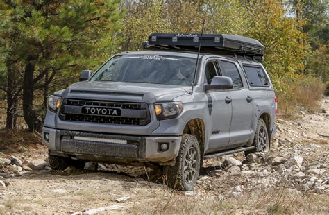 Overland 2017 Toyota Tundra TRD Pro 4x4 built for offroad backcountry adventure and exploration