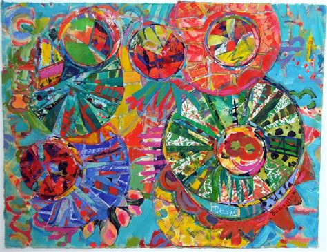 Paper Collages, Painting Inspiration, Color, Art Ideas, Abstract ...