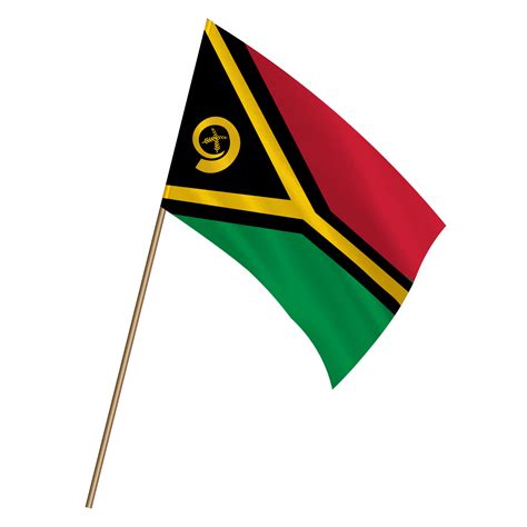 Isolated national flag of Vanuatu 23636354 PNG