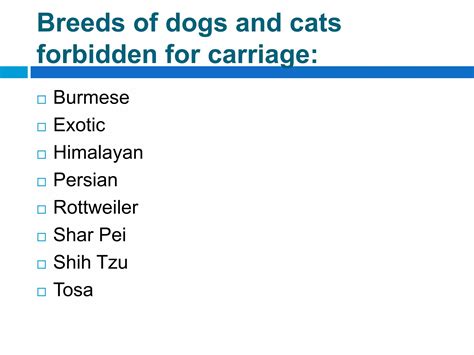 Live animals regulations | PPTX