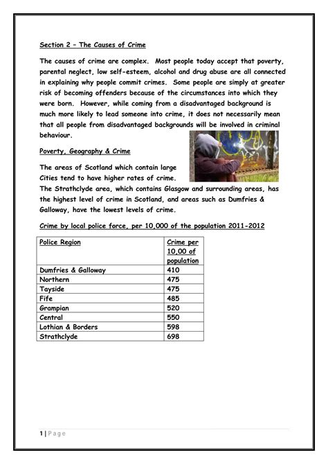Causes Of Crime Pdf