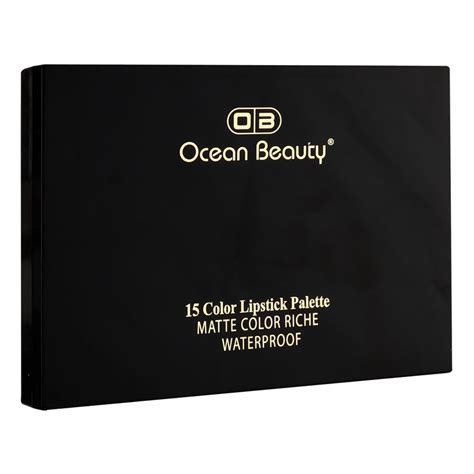OB OCEAN BEAUTY Lipstick Palette 15 Color | 30 G – Ocean beauty