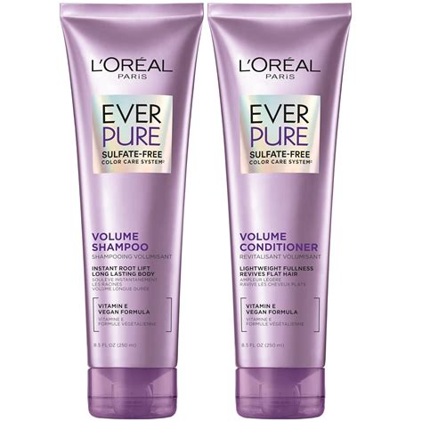 Amazon.com : L'Oreal Paris Volume Sulfate Free Shampoo and Conditioner ...